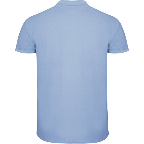 Star Poloshirt Für Kinder , himmelblau, Piqué Strick 100% Baumwolle, 200 g/m2, 7/8, , Bild 3