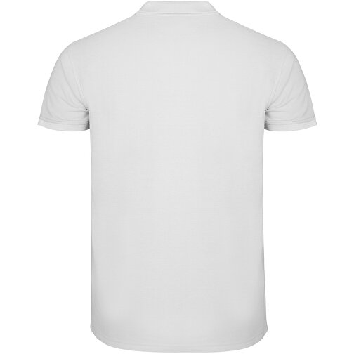 Star Poloshirt Für Kinder , weiß, Piqué Strick 100% Baumwolle, 200 g/m2, 9/10, , Bild 3