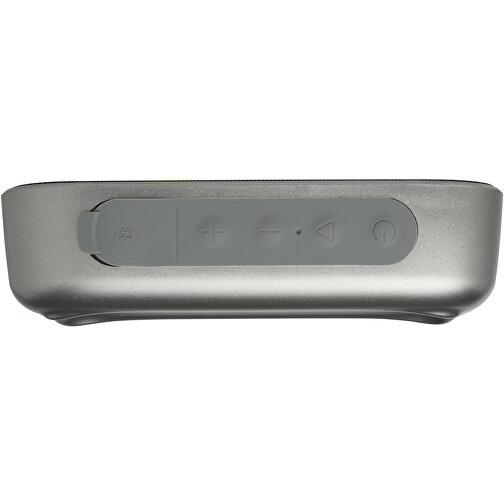 Stark 2.0 Bluetooth® Lautsprecher Aus Recyceltem Kunststoff, 5W, IPX5 , silber / schwarz, Recycelter ABS Kunststoff, 15,80cm x 3,10cm x 7,40cm (Länge x Höhe x Breite), Bild 7
