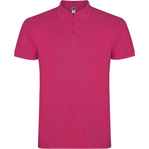 Star Poloshirt Für Herren , rossette, Piqué Strick 100% Baumwolle, 200 g/m2, M, , Bild 1