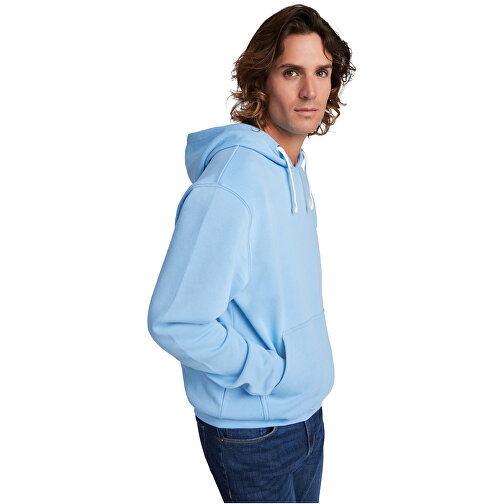 Urban Kapuzenpullover Für Herren , light pink / marl grey, Strick 50% Baumwolle, 50% Polyester, 280 g/m2, S, , Bild 5