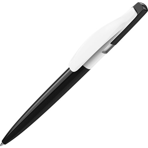 Prodir DS2 PPP Push Kugelschreiber , Prodir, schwarz / weiß, Kunststoff, 14,80cm x 1,70cm (Länge x Breite), Bild 1