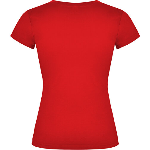 Victoria T-Shirt Mit V-Ausschnitt Für Damen , rot, Single jersey Strick 100% Baumwolle, 155 g/m2, 2XL, , Bild 3