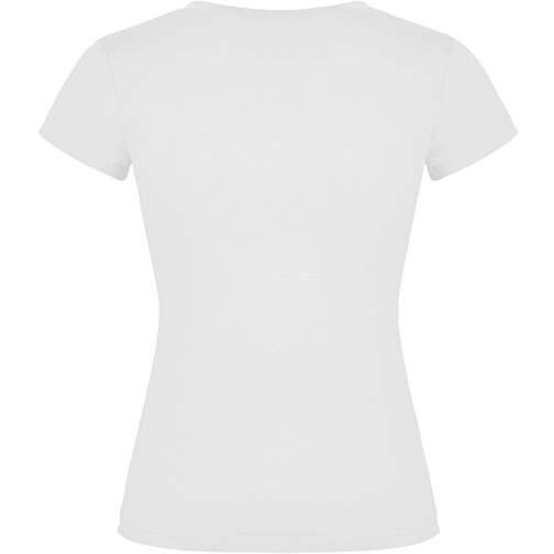Victoria T-Shirt Mit V-Ausschnitt Für Damen , weiß, Single jersey Strick 100% Baumwolle, 155 g/m2, 2XL, , Bild 3
