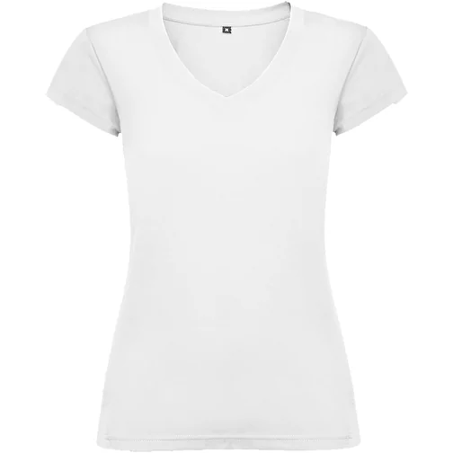 T-shirt a maniche corte con scollo a V da donna Victoria, Immagine 1