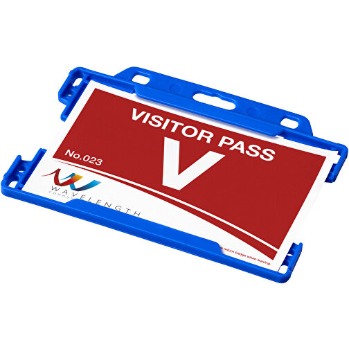 Porta badge in plastica riciclata Vega, Immagine 1