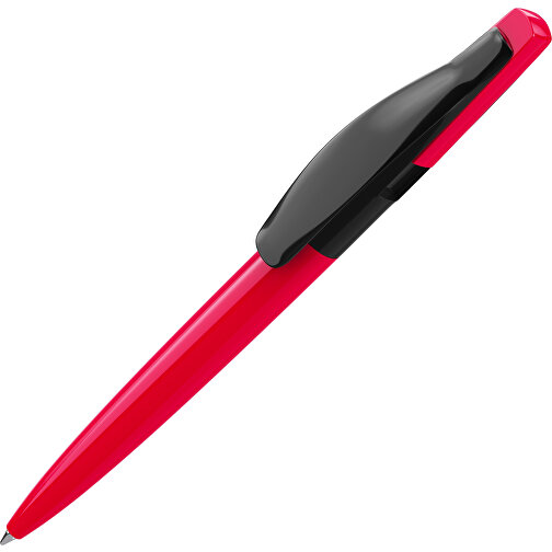 Prodir DS2 PPP Push Kugelschreiber , Prodir, rot / schwarz, Kunststoff, 14,80cm x 1,70cm (Länge x Breite), Bild 1