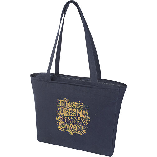 Tote bag in materiale riciclato da 500 g/m² Weekender, Immagine 2