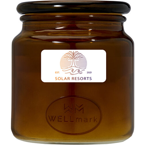 Wellmark Let´s Get Cozy Duftkerze Mit Zedernholzduft, 650 G , amber heather, Glas, 9,50cm (Höhe), Bild 2