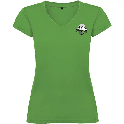 T-shirt a maniche corte con scollo a V da donna Victoria, Immagine 2
