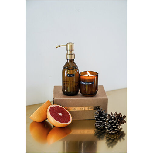 Distributeur de savon pour les mains de 200 ml et ensemble de bougies parfumées de 150 g WELLmark D, Image 3