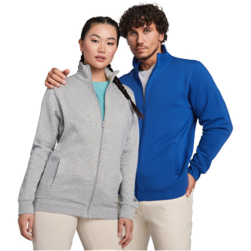 Maglione unisex con cerniera intera Ulan, Immagine 5