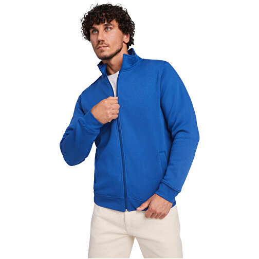 Ulan Sweatjacke Unisex , royal, Strick 50% Baumwolle, 50% Polyester, 280 g/m2, XL, , Bild 6