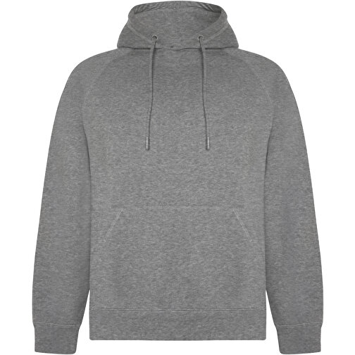 Vinson Kapuzenpullover Unisex , marl grey, Strick 57% Bio Baumwolle, 8% Baumwolle, 21% Recyceltes Polyester, 14% Polyester, 300 g/m2, M, , Bild 1