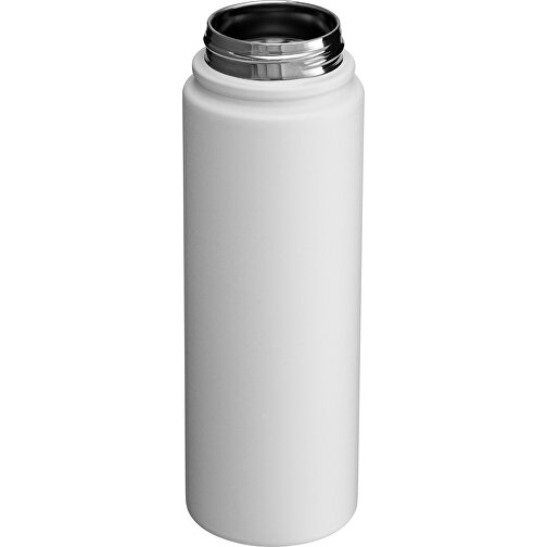 Thermotrinkflasche RETUMBLER-ARCTICDROP , weiß, Kunststoff, Silikon, recycelter Edelstahl, 26,00cm x 8,20cm x 8,20cm (Länge x Höhe x Breite), Bild 8