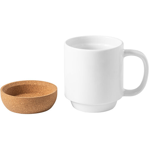 RORY SUB. Taza de cerámica con base de corcho 410 ml, Imagen 4