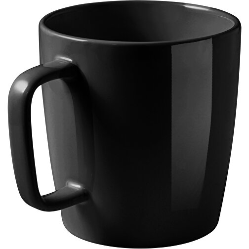 DHONI. Keramik-Becher 450 ML , schwarz, Keramik, , Bild 1