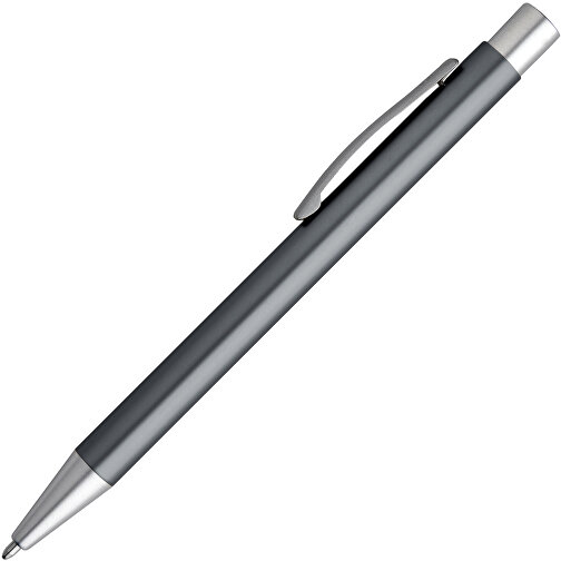 LEA. Aluminium-Kugelschreiber Mit Clip , gewehrmetall, Aluminium, , Bild 1