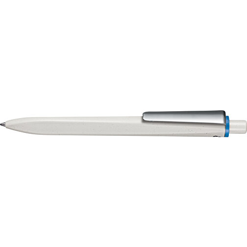 Kugelschreiber RIDGE GRAU RECYCLED M , Ritter-Pen, grau recycled/blau recycled, ABS u. Metall, 141,00cm (Länge), Bild 3