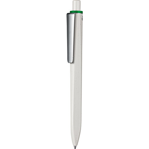 Kugelschreiber RIDGE GRAU RECYCLED M , Ritter-Pen, grau recycled/grün recycled, ABS u. Metall, 141,00cm (Länge), Bild 1