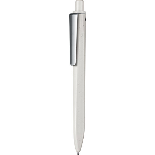 Kugelschreiber RIDGE GRAU RECYCLED M , Ritter-Pen, grau recycled/weiss recycled, ABS u. Metall, 141,00cm (Länge), Bild 1