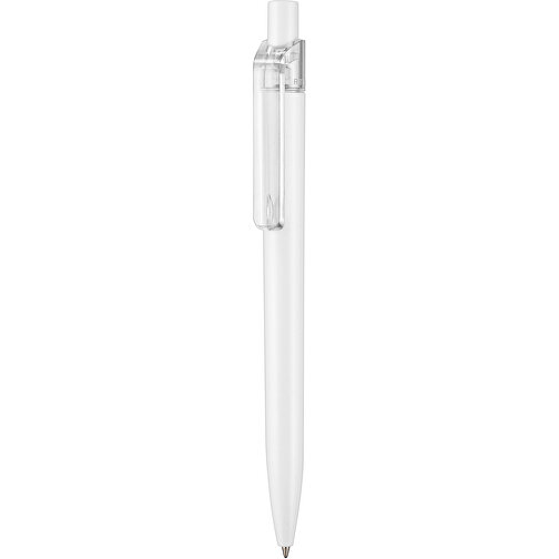 Kugelschreiber Insider ST , Ritter-Pen, weiss/transp., ABS-Kunststoff, 14,20cm (Länge), Bild 1