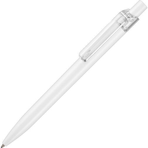 Kugelschreiber Insider ST , Ritter-Pen, weiss/transp., ABS-Kunststoff, 14,20cm (Länge), Bild 2
