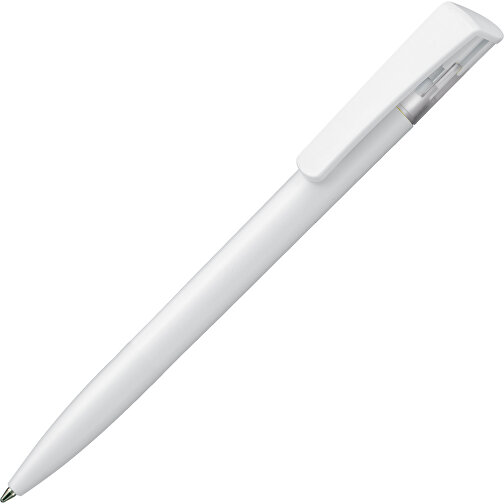 Kugelschreiber All-Star SF , Ritter-Pen, weiß/frost-weiß, ABS-Kunststoff, 14,70cm (Länge), Bild 2