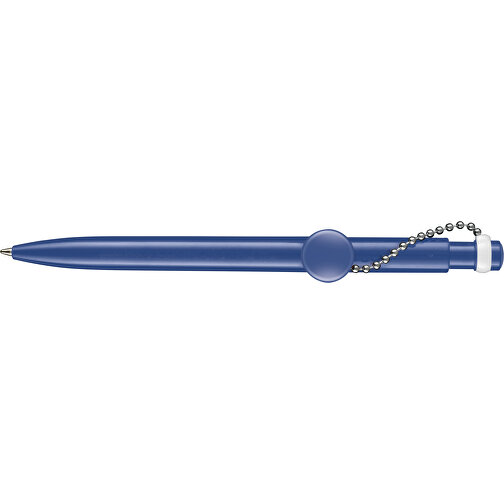 Kugelschreiber PIN PEN , Ritter-Pen, azur-blau, ABS-Kunststoff, 14,50cm (Länge), Bild 3