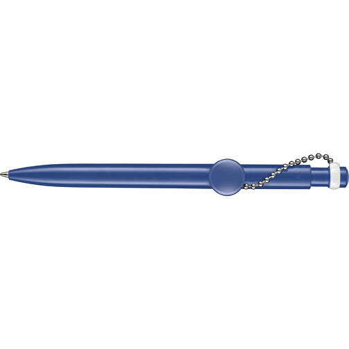 Kugelschreiber PIN PEN , Ritter-Pen, azurblau, ABS-Kunststoff, 14,50cm (Länge), Bild 3