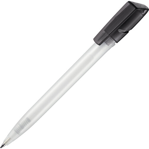 Kugelschreiber TWISTER FROZEN , Ritter-Pen, frost-weiss /topas-grau, ABS-Kunststoff, 14,50cm (Länge), Bild 2