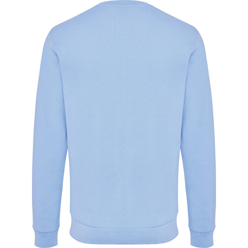 Iqoniq Zion Rundhals-Sweater Aus Recycelter Baumwolle , sky blue, 50% recycelte und 50% biologische Baumwolle, XXL, 78,00cm x 1,00cm (Länge x Höhe), Bild 2