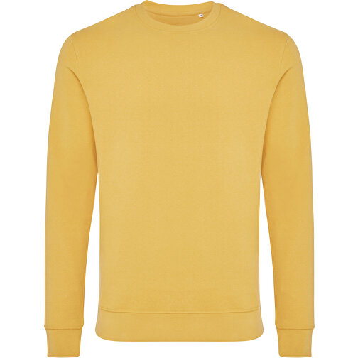 Iqoniq Zion Rundhals-Sweater Aus Recycelter Baumwolle , ochre yellow, 50% recycelte und 50% biologische Baumwolle, XS, 64,00cm x 1,00cm (Länge x Höhe), Bild 1