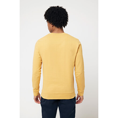 Iqoniq Zion Rundhals-Sweater Aus Recycelter Baumwolle , ochre yellow, 50% recycelte und 50% biologische Baumwolle, XS, 64,00cm x 1,00cm (Länge x Höhe), Bild 7