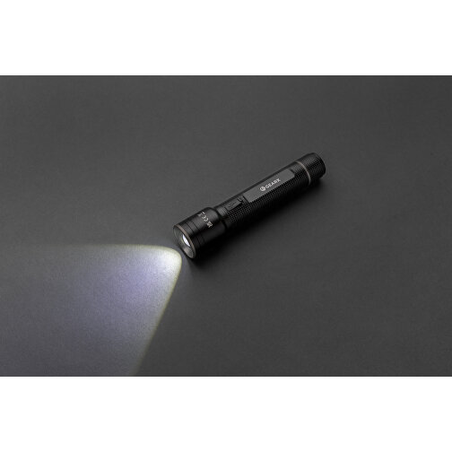 Grosse Gear X Taschenlampe Aus RCS Recycelt. Alu Mit USB-Akku , schwarz, Recycelte Aluminiumlegierung, 15,70cm (Höhe), Bild 6