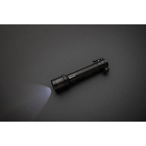 Gear X Hochleistungs-Auto-Leuchte Aus RCS Recyceltem Alu , schwarz, Aluminium - recycelt, 16,20cm x 3,20cm (Länge x Höhe), Bild 11