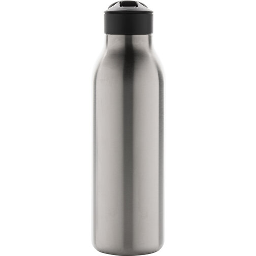 Avira Ara RCS Re-Steel Fliptop Wasserflasche 500ml , silber, Rostfreier Stahl - recycelt, 24,00cm (Höhe), Bild 4