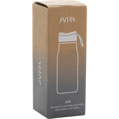 Avira Ain 150ml Reiseflasche Aus RCS Rec. Stainless-Steel , silber, Rostfreier Stahl - recycelt, 14,80cm (Höhe), Bild 14