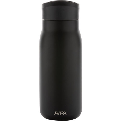 Avira Ain 150ml Reiseflasche Aus RCS Rec. Stainless-Steel , schwarz, Rostfreier Stahl - recycelt, 14,80cm (Höhe), Bild 2