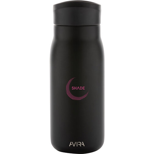 Avira Ain 150ml Reiseflasche Aus RCS Rec. Stainless-Steel , schwarz, Rostfreier Stahl - recycelt, 14,80cm (Höhe), Bild 9