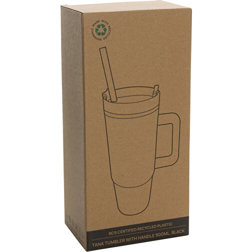 Taza Tana de plástico reciclado RCS con asa 900ml, Imagen 9