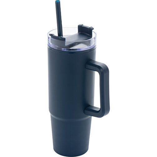 Tana Becher Aus RCS Recyceltem Kunststoff Mit Griff 900ml , navy blau, Polypropylen - recycelt, 24,10cm (Höhe), Bild 1