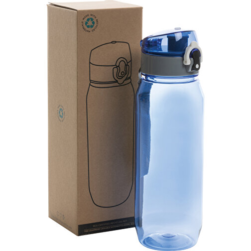 Yide Verschließbare Wasserflasche Aus RCS Rec. PET, 800ml , blau, PET - recycelt, 25,00cm (Höhe), Bild 11