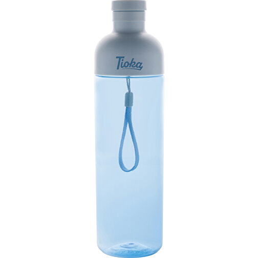 Impact Auslaufsichere Wasserflasche Aus RCS Recyc. PET 600ml , blau, PET - recycelt, 24,30cm (Höhe), Bild 7