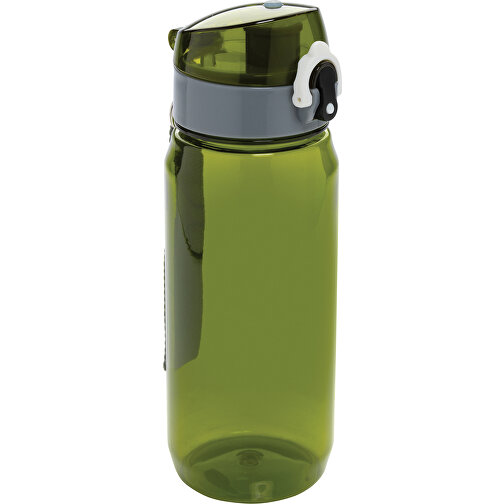 Yide RCS  RPET Verschließbare Wasserflasche 600ml , grün, PET - recycelt, 21,40cm (Höhe), Bild 1