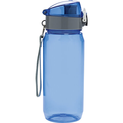 Yide RCS  RPET Verschließbare Wasserflasche 600ml , blau, PET - recycelt, 21,40cm (Höhe), Bild 3