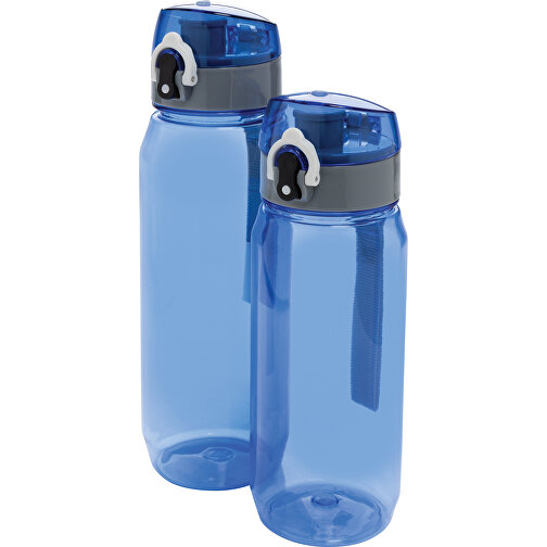 Yide RCS  RPET Verschließbare Wasserflasche 600ml , blau, PET - recycelt, 21,40cm (Höhe), Bild 7