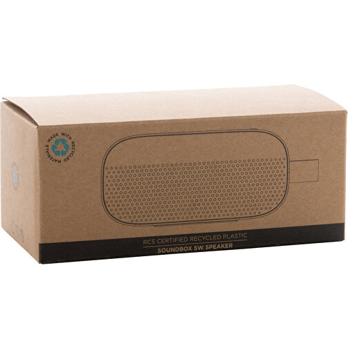 Altavoz Soundbox 5W de plástico reciclado RCS, Imagen 11