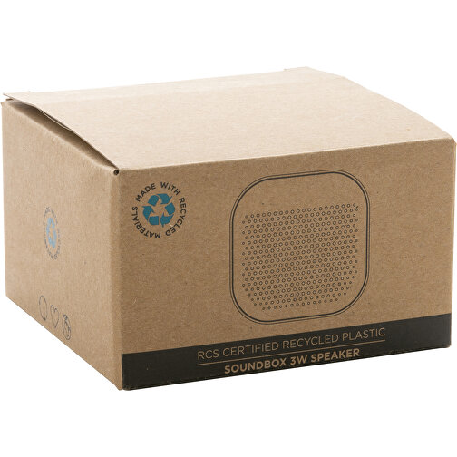 Altavoz Soundbox 3W de plástico reciclado RCS, Imagen 11