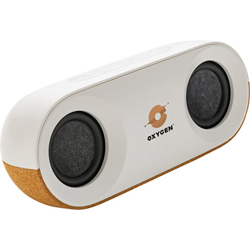 Altavoz Oregon 10W fabricado con plástico RCS recyc. Plástico y corcho, Imagen 6